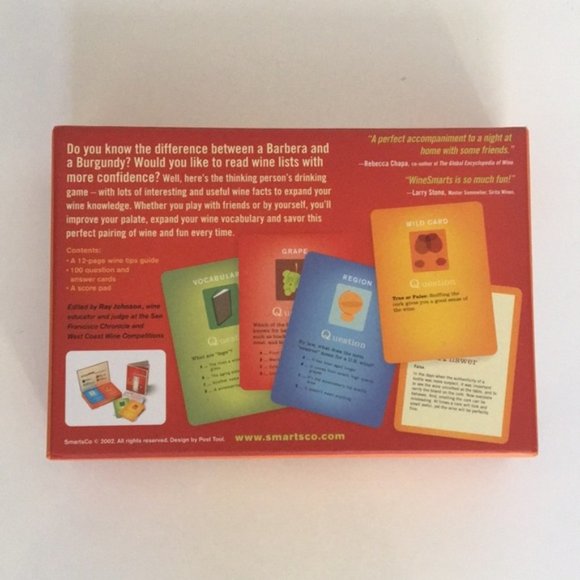 WINE Smarts Question and Answer Cards - Picture 2 of 5